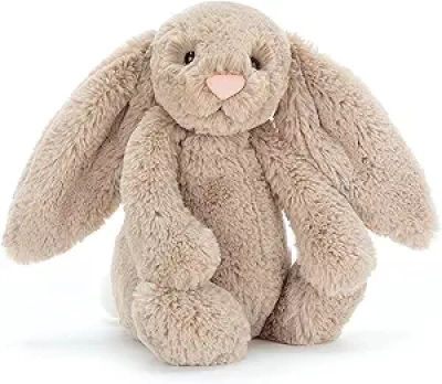 Peluche Lapin Jellycat Bashful Beige 30cm - Jouet en Peluche Premium