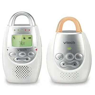 Babyphone VTech DM221 - Portée 300m, Interphone & Veilleuse