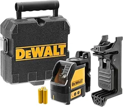 Laser de Chantier Autonivelant DEWALT DW088K - Faisceau Rouge Croix