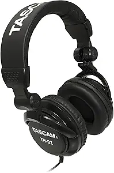 Casque Studio TASCAM TH-02 - Monitoring Professionnel Pliable