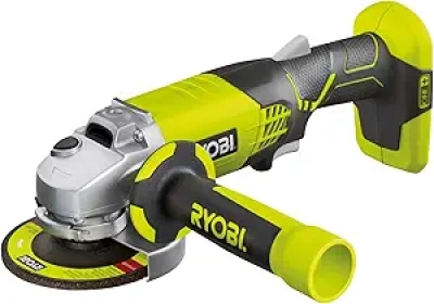 Meuleuse d'angle Ryobi R18AG-0 ONE+ sans fil - Batterie 18V
