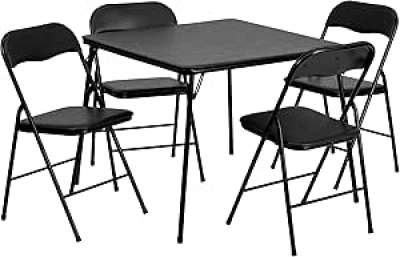 Table de Jeu Pliante 5 Pièces Flash Furniture Madison - Ensemble Portable