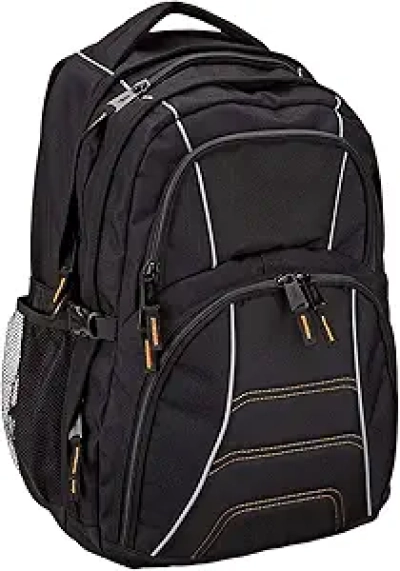Sac à Dos Laptop Amazon Basics 17 Pouces - Noir