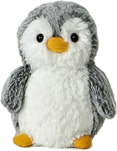 Peluche Pingouin Pompom Aurora® 6cm - Jouet Doux pour Enfants et Adultes