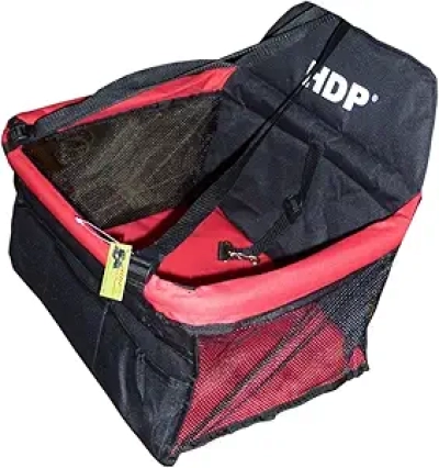 Rehausseur Auto Chien HDP Deluxe Lookout Rouge - Siège Voiture Sécurisé