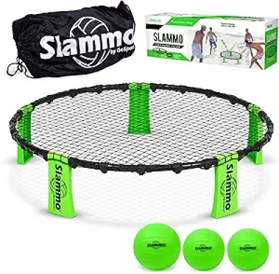 Slammo Jeu de Volleyball Outdoor - Set Complet pour Famille et Enfants