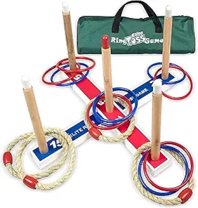 Jeu de Lancer d'Anneaux Elite Sportz - Jeu de Jardin Enfant et Famille