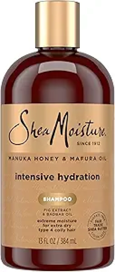 Shea Moisture Shampoing Miel Manuka Cheveux Secs et Abîmés 390ml