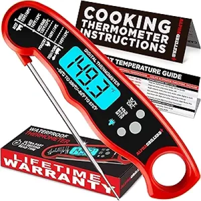 Thermomètre de Cuisson Digital Alpha Grillers - Lecture Instantanée