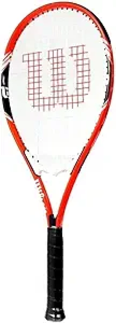 Raquette Tennis Wilson Federer Adulte - Grip 3 - 4 3/8" Rouge/Blanc/Noir