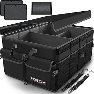 Organiseur de Coffre SUV 50L - Rangement Pliable & Sécurisé