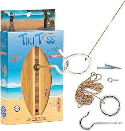 Tiki Toss : Jeu de Lancer d'Anneau Adulte pour Intérieur/Extérieur