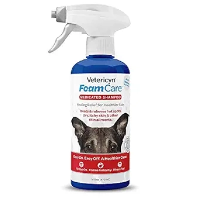 Shampooing Médicalisé FoamCare pour Chien et Chat - Formule Hypoallergénique