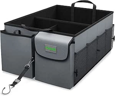 Organiseur de Coffre Voiture Pliable - Rangement SUV/Monospace