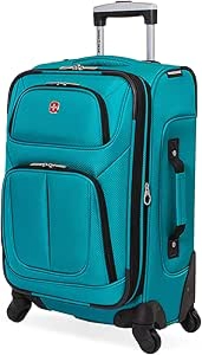 SwissGear Sion Valise Cabine 21 Pouces - Bagage Expandable avec Roues 360°