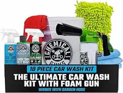 Kit Complet Lavage Auto Chemical Guys 10 Pièces avec Pistolet Mousse