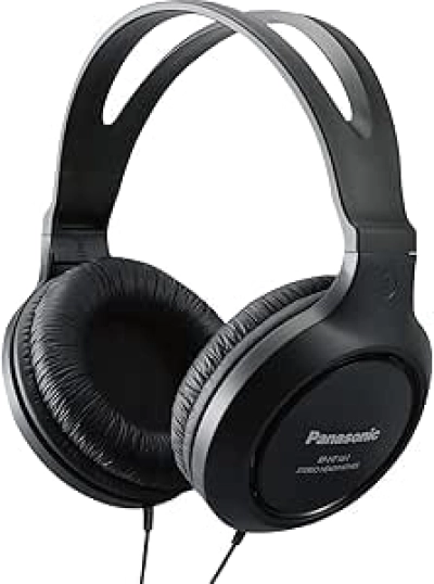 Casque Audio Panasonic RP-HT161-K - Casque Filaire Stéréo Léger avec Basses Puissantes