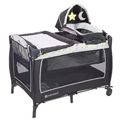 Baby Trend Lil' Snooze Deluxe II - Parc Bébé avec Lit et Table à Langer