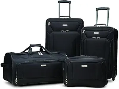 American Tourister Fieldbrook XLT - Set 4 valises légères noir