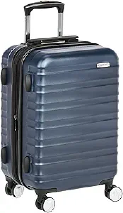 Valise Cabine 21 pouces Amazon Basics - Trolley TSA avec 8 roues pivotantes