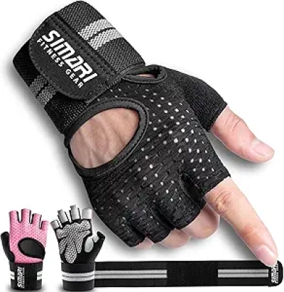 Gants de Musculation SIMARI - Protection Palmaire Complète et Support Poignet