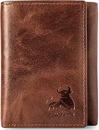 Portefeuille Homme Cuir Véritable RFID - Bull Guard Trifold Premium