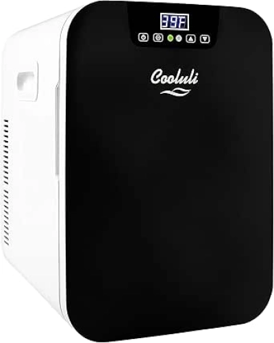 Mini Frigo 20L Cooluli avec Contrôle de Température - Noir