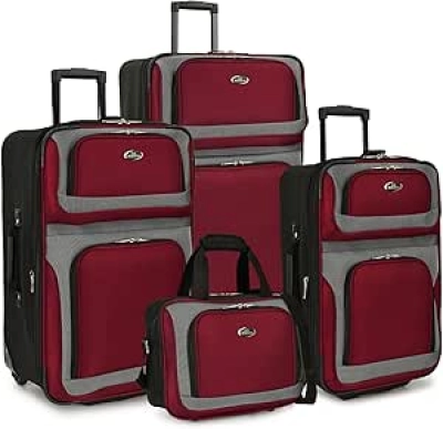 Ensemble Valise U.S. Traveler New Yorker 4 Pièces - Légère et Extensible