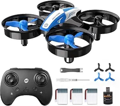 Drone Mini Holy Stone HS210 pour Enfants - Quadcopter Facile avec 3 Batteries