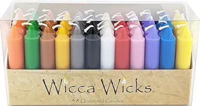 Lot de 48 Bougies Colorées 10cm - Supplies Wicca & Autel Witchcraft