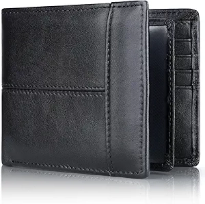 Portefeuille Homme Cuir RFID - Bifold 16 Cartes avec Protection Anti-RFID
