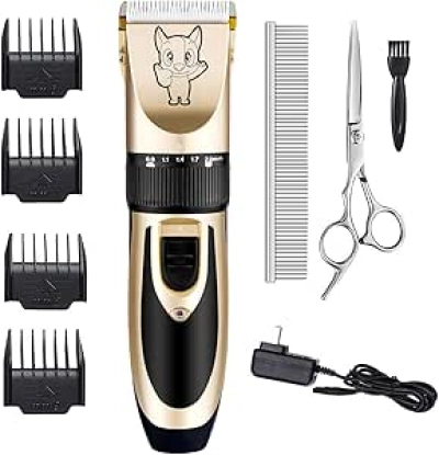 Tondeuse Chien Électrique Silencieuse - Rechargeable Sans Fil