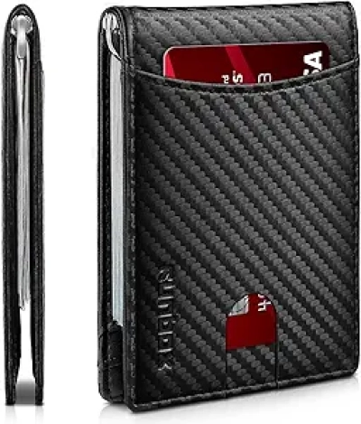 Portefeuille Homme Cuir Véritable RUNBOX - Slim Wallet RFID Blocking