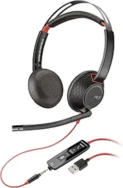 Casque Plantronics Blackwire C5220 USB Stéréo PC - Reconditionné