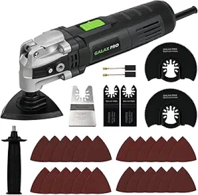 Outil Multifonction Oscillant GALAX PRO 3.5A - 6 Vitesses + 30 Accessoires