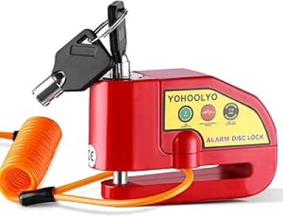 Antivol Disque Moto 110 dB avec Alarme - YOHOOLYO Étanche