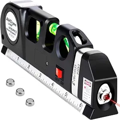Niveau Laser Croix Multifonction 8ft - AikTryee | Outil de Mesure Professionnel