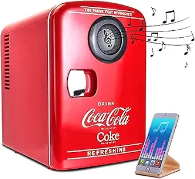 Mini Frigo Koolatron Bluetooth 6 Canettes - Portable Chauffant Froid