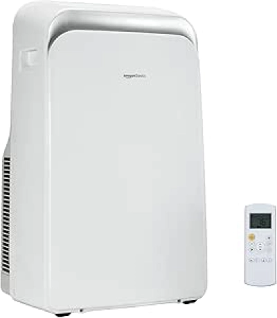 Climatiseur Portable 4-en-1 Amazon Basics 13500 BTU - Chaud/Froid/Déshumidificateur