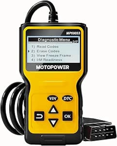 Diagnostic Auto OBD2 MOTOPOWER MP69033 - Lecteur Codes Moteur Compatible 1996+
