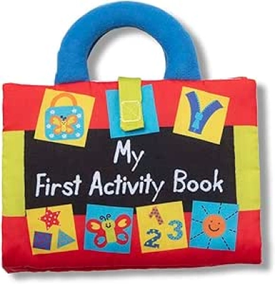 Livre d'activités Melissa & Doug pour bébé - Jouet Montessori avec marionnettes