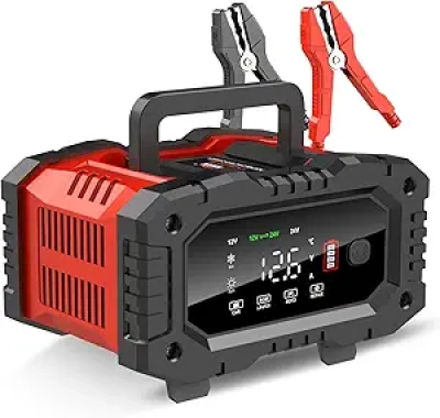 Chargeur Batterie 20A 12V/24V LiFePO4 - Mainteneur Automatique pour Voiture