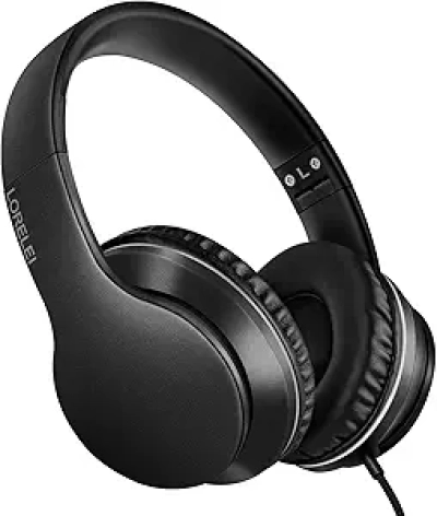 Casque Audio LORELEI X6 Filaire Stéréo - Micro Intégré, Pliable et Léger