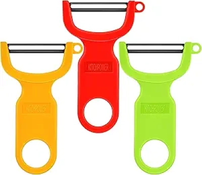 Éplucheur à Lame Carbone 3 Couleurs - Rustproof & Ergonomique