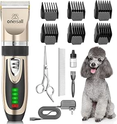 Tondeuse Chien Silencieuse Oneisall - Tonduse Rechargeable Sans Fil Professionnelle