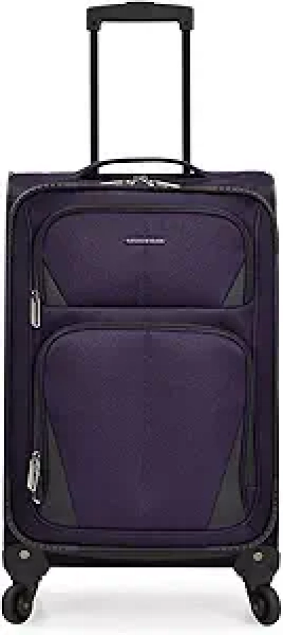 Valise Cabine U.S. Traveler Aviron Bay 23 pouces Extensible - Violet
