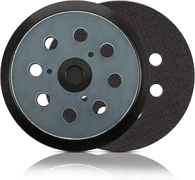 Lot de 2 Patins de Ponçage 5 Pouces 8 Trous Compatible Makita BO5010 BO5030K BO5031K