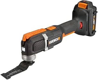 Worx WX696L Outil Multifonction Oscillant 20V Sans Fil - Scie, Ponceuse, Rabot