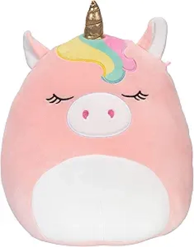 Squishmallow Ilene Licorne Rose 30cm - Peluche Officielle Kellytoy