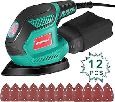Ponceuse Électrique Détail HYCHIKA 14000 OPM - Compact et Puissante pour Petits Espaces